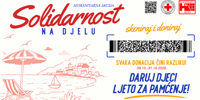 Najava humanitarne akcije Solidarnost na djelu 2026. Daruj djeci ljeto za pamćenje!